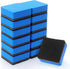 12 Pack Magnetic Whiteboard Eraser, Dry Eraser Board Erasers, Dry Erasers for White Board, Whiteboard Erasers for Kids Classroom, Blue...