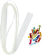 Patterns By Annie Yard Zipper, White with Multicolored Pulls...