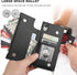 Bocasal Crossbody Wallet Case for iPhone Xr with Card Holder,Zipper Card Slot Protector Shockproof Purse Cover with Removable Cross Body Strap 6.1...
