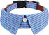 Cotton Plaid Shirt Style Dog Collar Soft Cute,Boy Dog Collar with Quick-Release Buckle,Adjustable Bow Tie Collar for Small Medium Large Dogs...
