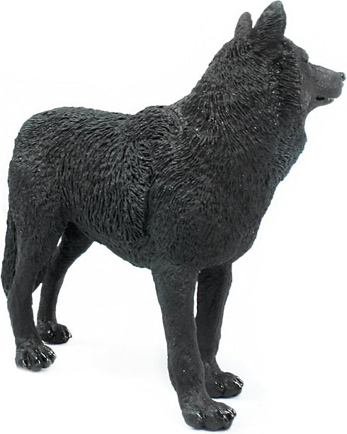 Safari Ltd. Black Wolf Figurine - Realistic 5.3" Figure - Educational Toy for Boys, Girls, and Kids Ages 1+...