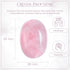 55-60mm Pink Agate Palm Stone - Worry Stone Natural Chakra Healing Reiki Polished Stone Pocket Hand Carved Crystal and Healing Stone Crystal Grid ...
