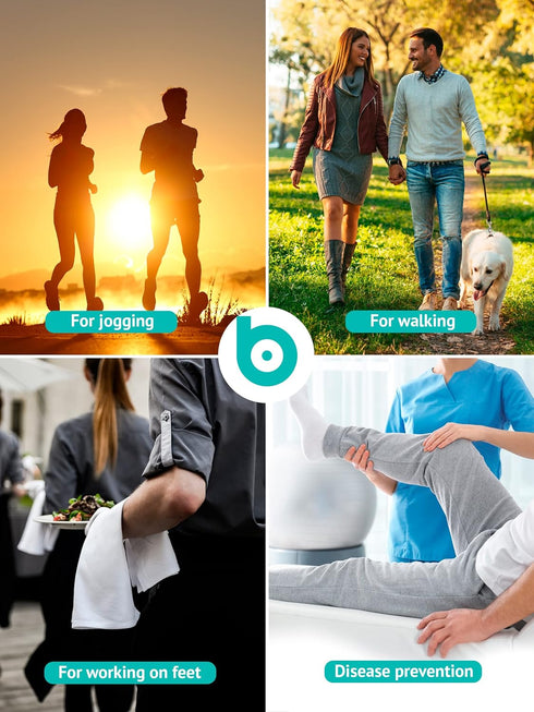 Brison Metatarsal Pads for Women and Men Ball of Foot Cushion - Gel Sleeves Cushions Pad - Fabric Soft Socks for Supports Feet Pain Relief - 2 Pai...