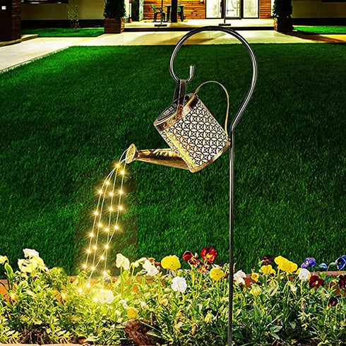 Solar Watering Can Lights,Solar LED Lantern Outdoor Light, Hanging Waterproof Outdoor Shower Garden Lights, Solar Lanterns for The Garden Pathway ...