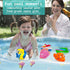 Mold Free Baby Bath Toys - Toy Boats No Hole Infant Toddler Bath Toy for Kids Age 1 2 3 4 Bathtub Water Pool Toys for Infants 6-12-18-24 Months Gi...