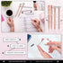 8 Pcs Ballpoint Pen for Women Fancy Black Ink Pens Gifts for Journaling Liquid Sand Glitter Pen Bridal Shower Gifts for Wedding Women Office Desk ...