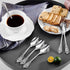KEAWELL Luxurious 5.1-Inch Espresso Spoons Set - 6 Pieces - Mini Coffee Spoon, 18/10 Stainless Steel - Gorgeous Design with Exceptional Mirror Pol...