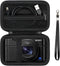 Hard Travel Case for Sony RX100 VII/ RX100 VI/ RX100 V/ RX100 IV/ RX100 III 20.1 MP Premium Compact Camera, Protective Case Bag with Zipper Mesh P...
