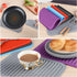 Silicone Trivets for Hot pots and Pans, Trivets for Hot Dishes,Mats for Countertop,Mat Pads Heat Resistant Table Placemats 2 Pack,Size:9x12 Inch, ...