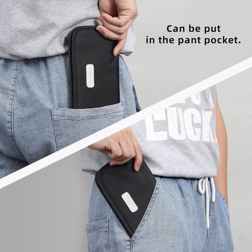 Card Holder Wallet for Men & Women?Slim Wallet with Zipper Pocket?Minimalist Wallet RFID with Nylon Fabric...