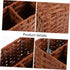 Cutlery Storage Basket Rattan Cutlery Tray Table Trays Flatware Organizer Countertop Utensil Holder for Kitchen Counter Silverware Makeup Organise...