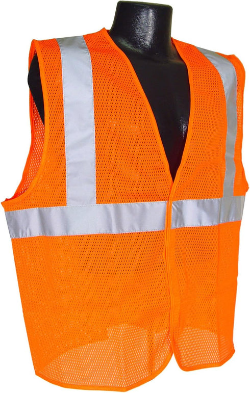Radians SV2OM3X Class 2 Mesh Safety Vest, Orange, 3 Extra Large...