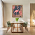 Posterizer 1 pcs-abstract retro design of flowers and flamingo 4-Art for Animal Lovers-GIft for Men Women Teens-Decor for Home & Office- unframed ...