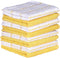 AMOUR INFINI Cotton Kitchen Dish Cloths Set of 8 – Highly Absorbent, Super Soft Premium Terry Cleaning Cloth (12"x12" Inch) Premium Dishcloths for...