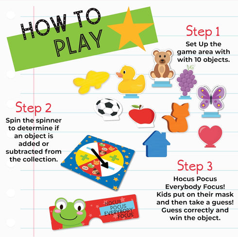 Briarpatch | Hocus Pocus, Everybody Focus, School Readiness Game for Preschool, Travel Friendly, Early Learning Activity for Kids Ages 3+...
