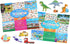 Reusable Sticker Pad Set:Vehicle and Dinosaur-Restickable Sticker Activity Playset for Kids Toddlers Boys Ages 2-4 4-8 Years. Includes Constructio...