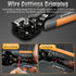 3-In-1 Multi Self Adjusting Wire Stripper/Cutter/Crimper - 8-Inch Universal Wire Stripper for Wire Stripping, Cable Cutting, Crimping Tools from 1...