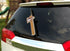 Tomahawk Chop Maroon WiperTags attach to rear vehicle wiper blades...