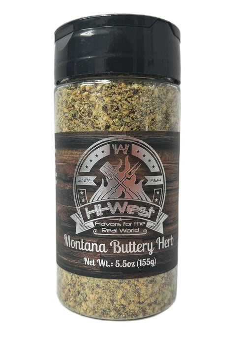 Hi-West Montana Buttery Herb BBQ Seasoning Rub 5.5oz...