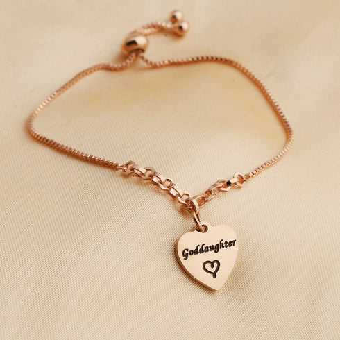 LQRI Godmother Goddaughter Bracelet Christian Baptism Gift for Godmothers Goddaughters Religion Jewelry (goddaughter)...