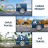 Bike Trailer Hitch Connector Coupler Bicycle Adapter for Children's Trailers,Cargo and Pet Bicycle Trailers,Black Adapter Accessories by Cenipar...