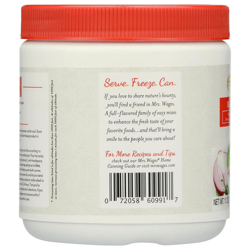 Mrs. Wages Medium Salsa Canning Mix | Quick and Easy | Simple-To-Use | Easy Storage | Long-Lasting | Flavorful Spice | 11.2 oz Canister (Pack of 1...