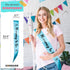 CORRURE Baby Shower Sash for Boy - 'Mommy to Be' Sash With Beautiful Blue Ribbon and Black Foil Text - Ideal Gender Reveal, Baby Shower, Welcome B...