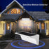 Solar Lights Outdoor, 800LM 3000mAh Solar Motion Sensor Lights, 4 Modes 46LED Solar Motion Lights Outdoor with IP65 Waterproof for Garden Deck Gar...