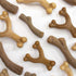 Nylabone Gourmet Style Strong Chew Wishbone Dog Chew Toy, Bacon Flavor, Small/Regular (1 Count)...