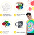 Tie Dye Kit, Tie Dye Set for Kids, 18 Vibrant Colors Pre-Filled Tye Dye Bottles, Non Toxic Permanent Fabric Dye Art Set, Easy DIY Fabric Art - Cre...