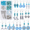 SUNNYCLUE 1 Box DIY 10 Pairs Starfish Mermaid Turquoise Earring Making Starter Kit Ocean Beach Summer Theme Earrings Synthetic Turquoise Beads Tur...