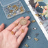 SUNNYCLUE 1 Box 40Pcs 2 Colors Clip-on Earring Converters Stainless Steel Clip on Earrings Clip on Earring Components Gold Silver Dangle Earring C...