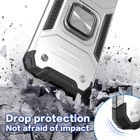 for Galaxy A50 Case with Screen Protector,Hybrid Drop Test Slim Fit Cover with Car Mount Kickstand Slim Fit Protective Phone Case for Galaxy A50/A...