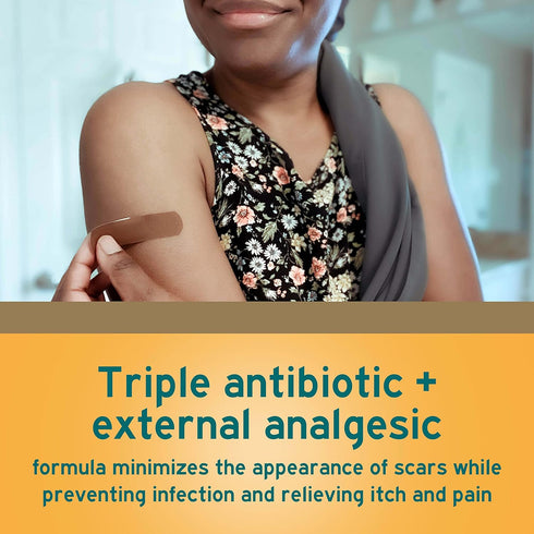 Neosporin First Aid Antibiotic Pain-Relieving, Anti-Itch, & Scar Ointment with Neomycin, Bacitracin Zinc, Pramoxine HCl & Polymyxin B, for Minor C...