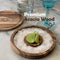 Outset 3-in-1 Acacia Wood Salt Rimmer, Cutting Board and Storage Container, 6.38" x 6.38" x 1.06" inches...