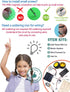 STEM 4 Set Solar Motor Kit,Electric Science Experiment Projects,Educational Building Electronic Car Kit for Kids,DIY STEM Toys for Boys and Girls...
