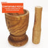 IMUSA USA Small Wood Mortar & Pestle...