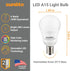 Sunlite 80334-SU LED A15 Light Bulb, 6 Watts (40W Equivalent), Intermediate Base (E17), 480 Lumens, Dimmable, Frosted Finish, ETL Listed, 1 Count,...