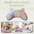 Dog Calming Pillow Glow in The Dark, Soft U-Shaped Pet Pillows for Dogs & Cats, Machine Washable, Dog Neck Pillow, Joint Relief, Better Sleep (Lar...