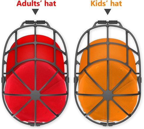 Hat Washer Cage - Hat Cleaner | Perfect Fit for Adult and Kids Hats | Ideal for Baseball Caps | Safe for Dishwasher and Washing Machine | Black | ...