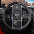 SEG Direct Car Steering Wheel Cover for F-150 Tundra Range Rover 15 1/2" - 16", Black Microfiber Leather...