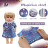 Girl Doll Clothes and Accessories Gift - 8 pcs Alive-Baby Doll Clothes Dress Outfits for 12 Inch Dolls, 6 Complete Sets Clothing of Dresses Cloak ...