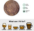Divit Coasters Wooden for Drinks, Eco-Friendly, Absorbent, Antique Look Handcrafted Coasters (Elephant)...