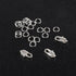 925 Sterling Silver Jewelry Making Lobster Claw 10mm, 23PCS Italian Rectangle Trigger Clasps with Open Jump Rings Set, Small Necklaces Bracelet Co...