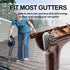 4 Pack Gutter Guards, Gutter Downspout Guard, Expand Aluminum Gutter Guard Strainer Filter, Gutter Downspout Protectors, Stops Blockage Leaves Deb...