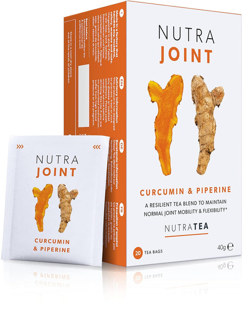 NUTRAJOINT - Joint Care Tea | Joint Mobility Tea | Joint Flexibility Tea - Relief from Joint Pain - 20 Enveloped Tea Bags - by Nutra Tea - Herbal ...
