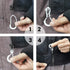 Daily Treasures Button Hook and Zipper Pull, Button Hook Dressing Aid with 8Pcs Zipper Pulls, Button Assist Device with Non-Slip Ribbed Handle for...