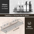 Orimade Bathroom Shelf Organizer Shower Caddy Storage Kitchen Rack with Traceless Transparent Adhesive No Drilling SUS304 Stainless Steel, 15.75 i...