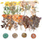 160pcs Pressed Flower Themed Stickers Dried Flowers Stickers Scrapbook Stickers for Making Junk Journal Card Making DIY Crafts...