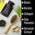 Biotin + Keratin + Collagen + Horsetail + Saw Palmetto. Advanced 5-in-1 Hair Growth Supplement for Women and Men. Hair Vitamins, DHT Blocker Pills...